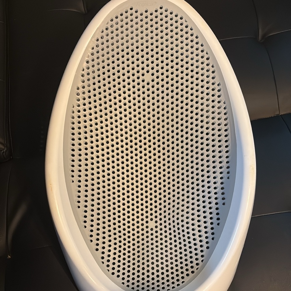 White Baby Bath Support